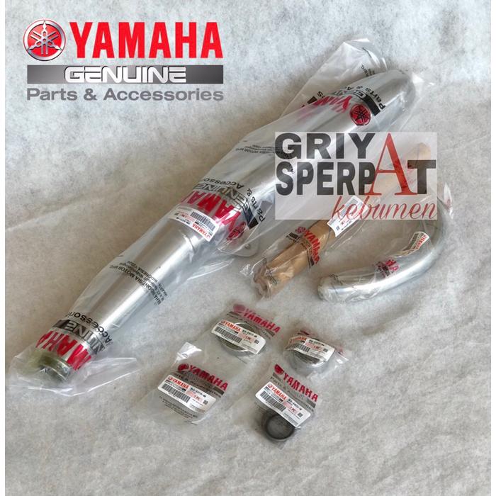 Knalpot Rx King Asli Original Yamaha Fullset Komplit 7 Item