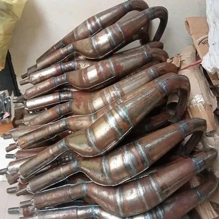 knalpot kolong rx king plat karat sangat garing L38 unung ch...